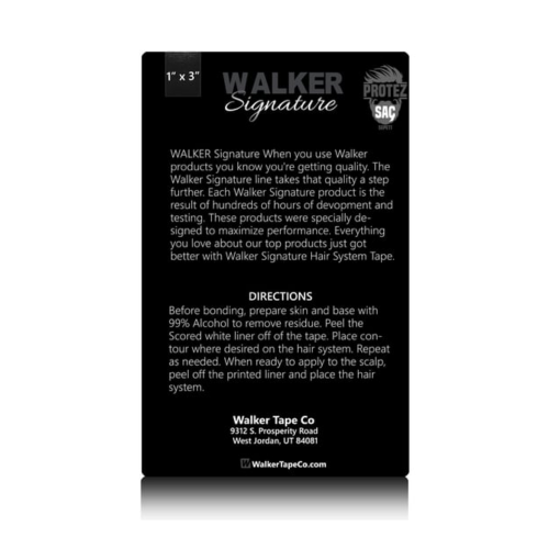 Walker Signature Tape Prosthetic Hair Tape Flat
